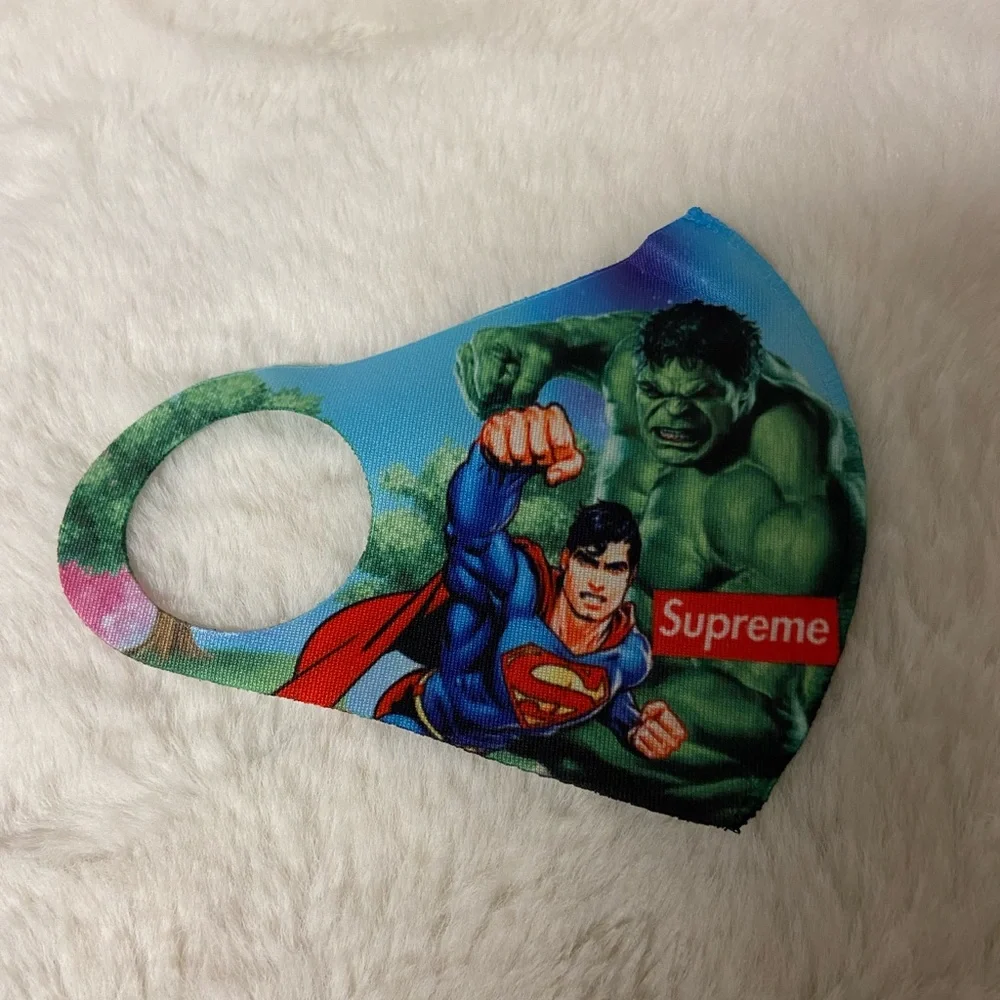 New toddler Supreme Superman face mask